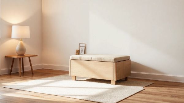 Comment optimiser l'espace de rangement avec un pouf coffre